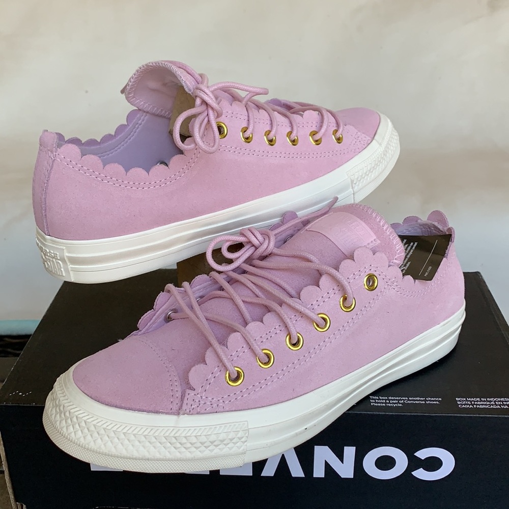 CONVERSE CTAS OX PINK FOAM/GOLD/EGRET WMNS - Picture 5 of 14